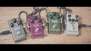 MXR TREMOLO  Combination Featuring Super Badass Distortion Carbon Copy Delay amp MXR Reverb [upl. by Noxaj]