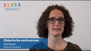 Didactische werkvormen  Wijlerennl [upl. by Nalliuq184]