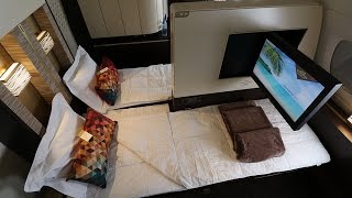 Etihad A380 First Class Apartment Full Video inflight experience [upl. by Nytsrik]