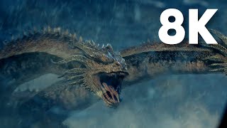 Godzilla vs King Ghidorah Antarctica Fight  Godzilla King of the Monsters 2019 8K Upscale [upl. by Nikki]