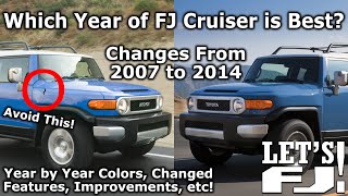 Which FJ Cruiser Year is Best  All FJ Cruiser Changes 20072014 [upl. by Ethelind]