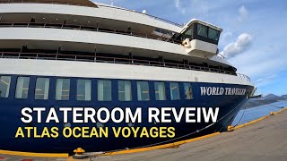 Stateroom Review Atlas Ocean Voyages  World Traveller [upl. by Eram]