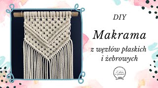 MAKRAMA DLA POCZĄTKUJĄCYCH  DIY krok po kroku [upl. by Frederique]