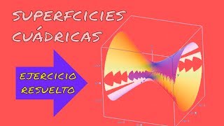 Superficies cuádricas  Ejercicio Resuelto  Paso a Paso [upl. by Elehcar]