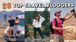 28 TOP TRAVEL VLOGGER channels to follow [upl. by Lenna559]