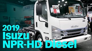 2019 Isuzu NPRHD Diesel Class 4 Cabover Truck Walkaround [upl. by Ahtar858]