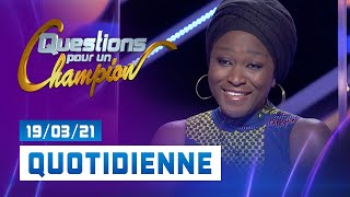 spéciale LANGUE FRANÇAISE du Vendredi 19 mars 2021  Question pour un champion [upl. by Peoples205]