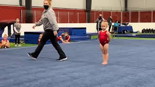 Inspirational Heartland Gymnastics coach and gymnast duo [upl. by Latoniah]