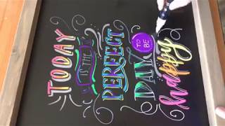 How to use Liquid Chalk Markers  Tutorial [upl. by Barncard]