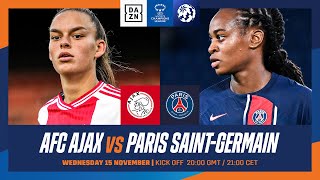 Ajax vs Paris SaintGermain  UEFA Women’s Champions League 202324 Matchday 1 Full Match [upl. by Sandberg850]