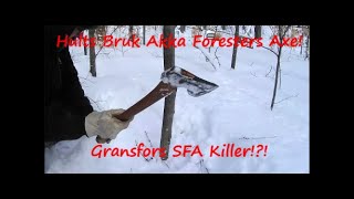 Hults Bruk Akka Forester Axe Review Gransfors Small Forest Axe Killer [upl. by Sigsmond]