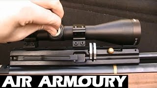 How To Zero An Air Rifle Scope  Air Armoury [upl. by Mamoun]