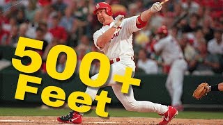 MLB 500 Foot Homeruns [upl. by Sgninnej]