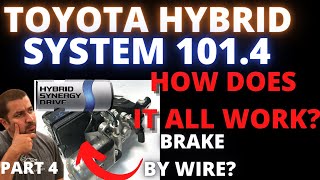 How Toyota Hybrid System Work Part 4 Hybrid Brakes [upl. by Orsino]