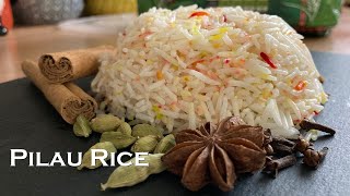 Perfect Basmati Pilau Rice from scratch British Indian Restaurant  BIR Style [upl. by Dianne]