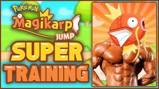 INFINITE TRAINING amp EASY EXP  Pokemon Magikarp Jump  Super Training Tutorial [upl. by Kally87]