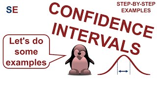 Confidence interval examples  stepbystep examples [upl. by Jerrilyn851]