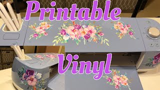 How To Use Printable Vinyl To Make Stickers For Your Cricut  For Beginners [upl. by Varrian]