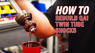 Rebuilding a QA1 Circle Track Twin Tube Shock  QA1 Tech [upl. by Richman]