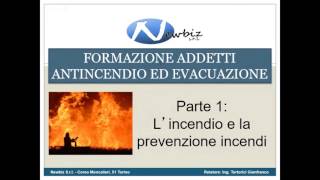 Corso Prevenzione Incendio Lez1 [upl. by Ardnaek]