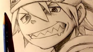 ASMR  Pencil Drawing 10  Soul EaterRequest [upl. by Hareehat]