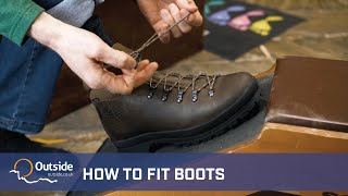 How to fit your hiking boots [upl. by Erimahs]