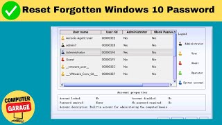 How to Reset Your Forgotten Windows 10 Password  Free Method 🔑 [upl. by Ahterod]