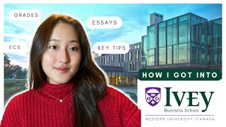 How I got into Ivey Business School  Walking through my AEO App  4 Key Tips [upl. by Sybil103]