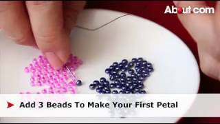 How to Make Easy Seed Bead Flowers for Jewelry Projects [upl. by Blumenthal]