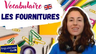 Les fournitures de bureau et de lécole en anglais [upl. by Asilam]