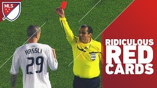 Most Ridiculous Red Cards in MLS [upl. by Whall]