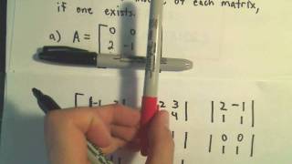 Finding the Inverse of a 3 x 3 Matrix using Determinants and Cofactors  Example 1 [upl. by Murray]