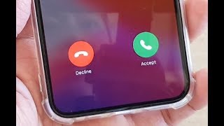 iPhone 11 Pro How to Answer  Decline an Incoming Call [upl. by Ffilc]