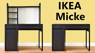 Ikea Micke add on unit assembly [upl. by Ainocal]