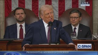 President Trump Addresses Joint Session of Congress [upl. by Nemraciram966]