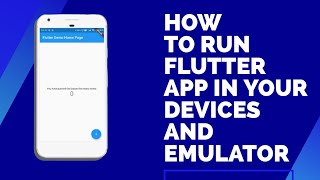 How to Run Flutter App In Your Devices And Emulator  Visual Studio Code  TechMahasay [upl. by Robyn35]