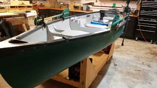 Canoe modification for fishing [upl. by Ailadi]