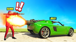 TROLLING MY FRIEND With A ROCKET CAR In GTA 5 [upl. by Adamo]