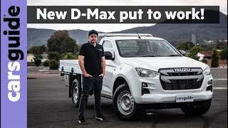 Isuzu DMax 2021 review SX single cab put to work [upl. by Novled]