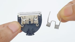 Philips Trimmer Blade  How to Put Spring Back [upl. by Frager581]