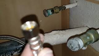 How to Replace Faucet Supply Line EASY [upl. by Analli]