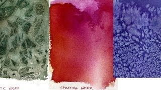 Watercolor Painting Lessons  Special Effects [upl. by Chastain500]