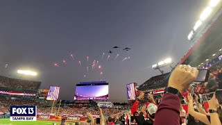 Super Bowl LV flyover [upl. by Ahsekahs]