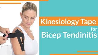 Applying Kinesiology Taping for Bicep Tendinitis  RHB1090BLKS [upl. by Ennylcaj]