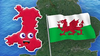 Wales  Geography amp Principal Counties  Countries of the World [upl. by Namolos]