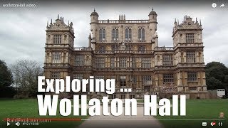 Walks in Nottinghamshire Exploring Wollaton Hall [upl. by Ahsineg]