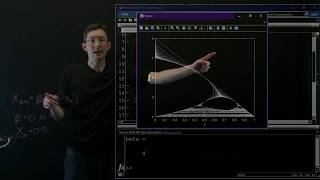 Simulating the Logistic Map in Matlab [upl. by Ocsic]