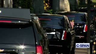 Trump arrives Trump International Golf Club West Palm Beach Florida after departing MaraLago [upl. by Enilorac]