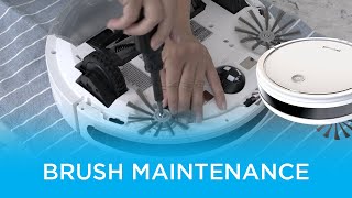 How to clean and maintain the brushes on the SpinWave® Wet and Dry Robotic Vacuum [upl. by Vaclava]