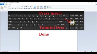 How to Turn off Overtype Overwrite OVR [upl. by Balthasar913]